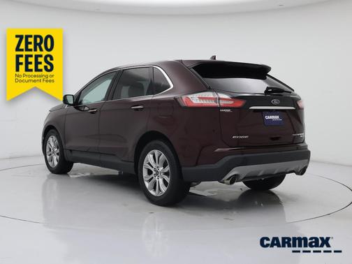 Burgundy 2019 Ford Edge Titanium