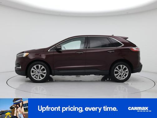 Burgundy 2019 Ford Edge Titanium