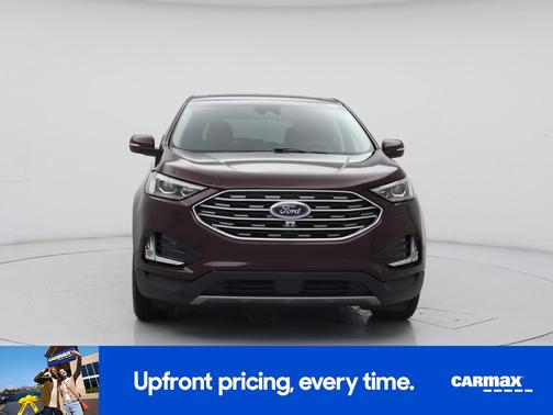 Burgundy 2019 Ford Edge Titanium