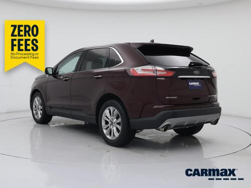 Burgundy 2019 Ford Edge Titanium