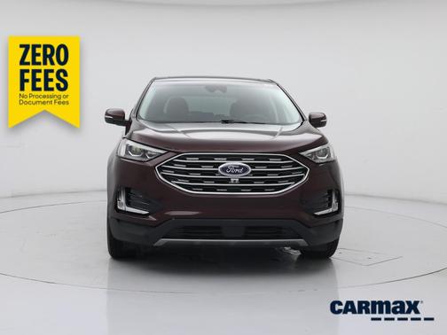 Burgundy 2019 Ford Edge Titanium