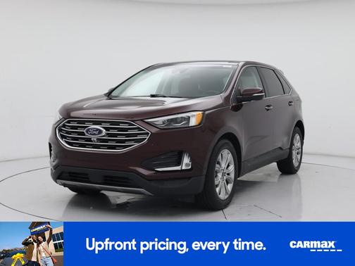 Burgundy 2019 Ford Edge Titanium
