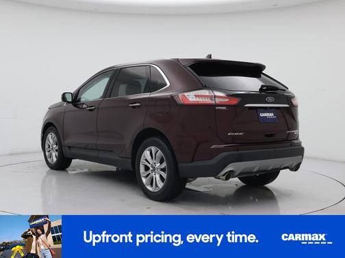 Burgundy 2019 Ford Edge Titanium