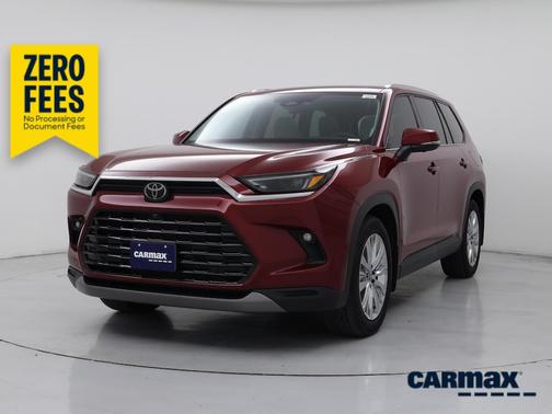 Red 2025 Toyota Grand Highlander Platinum