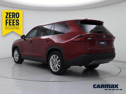 Red 2025 Toyota Grand Highlander Platinum