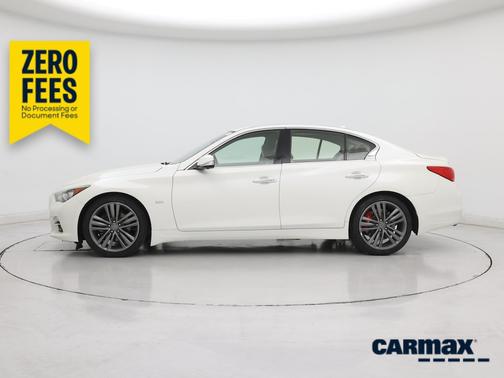 White 2017 INFINITI Q50 Premium