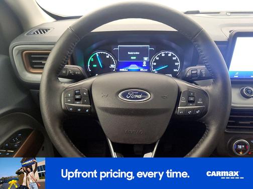 Blue 2022 Ford Maverick Lariat