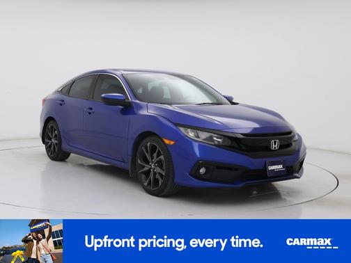 Blue 2020 Honda Civic Sport
