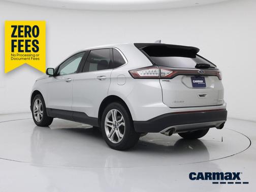 Silver 2017 Ford Edge Titanium