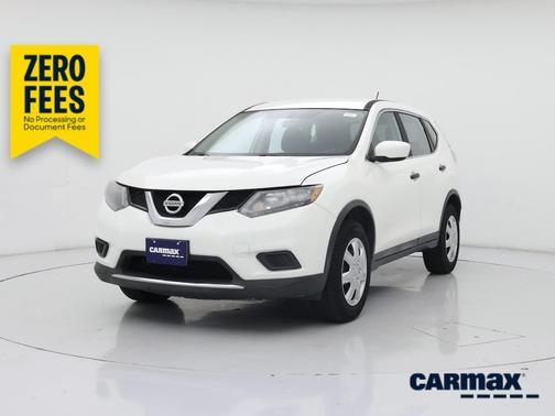 White 2016 Nissan Rogue S