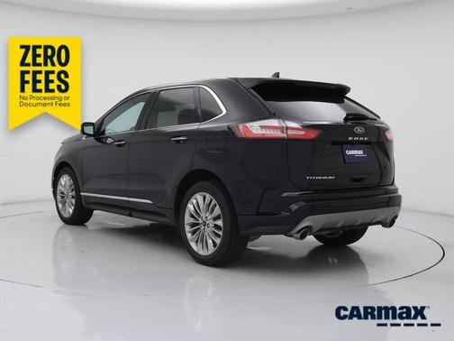Black 2021 Ford Edge Titanium