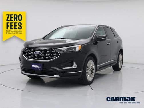 Black 2021 Ford Edge Titanium