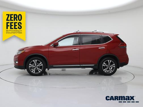 Red 2017 Nissan Rogue SL