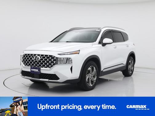 White 2022 Hyundai SANTA FE SEL