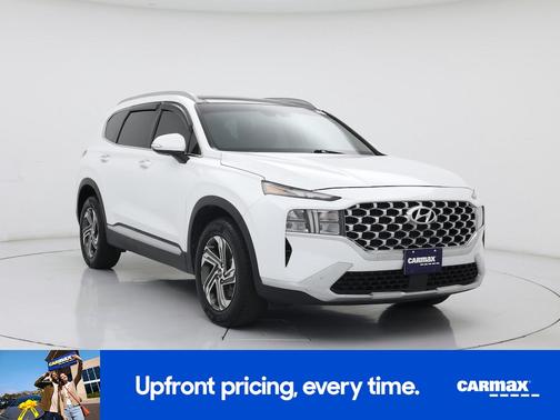 White 2022 Hyundai SANTA FE SEL