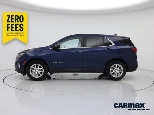 Blue 2022 Chevrolet Equinox LT