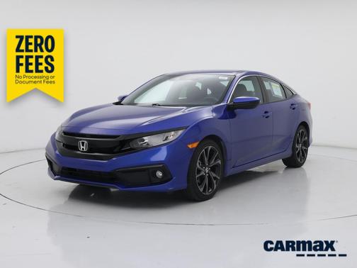 Blue 2020 Honda Civic Sport