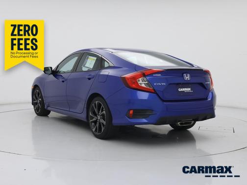 Blue 2020 Honda Civic Sport