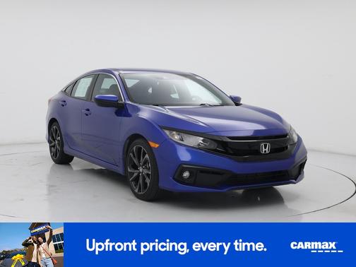 Blue 2020 Honda Civic Sport