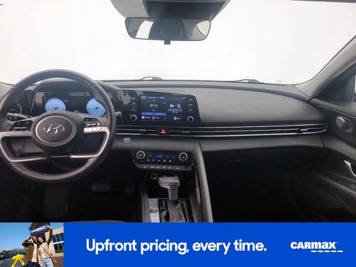 Black 2021 Hyundai ELANTRA SEL