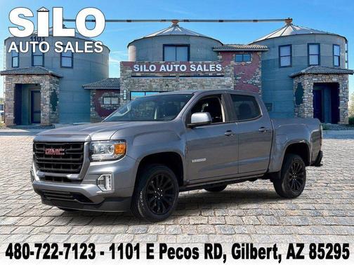 Satin Steel Metallic 2022 GMC Canyon Elevation