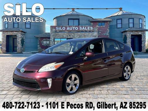 Black Cherry Pearl 2013 Toyota Prius Three