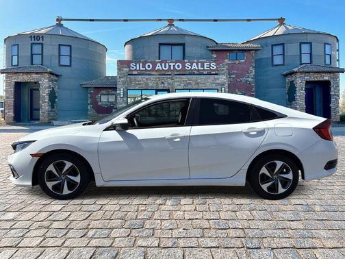 Platinum White Pearl 2021 Honda Civic LX