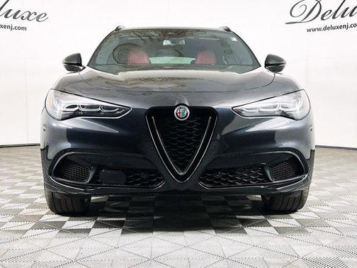 Vulcano Black Metallic 2024 Alfa Romeo Stelvio Veloce