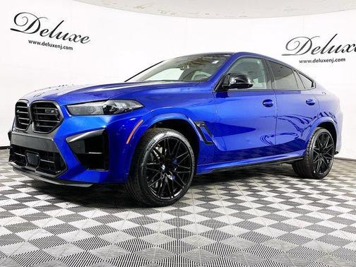 Marina Bay Blue Metallic 2025 BMW X6 M Competition