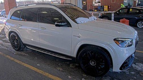 White 2021 Mercedes-Benz AMG GLS 63 Base