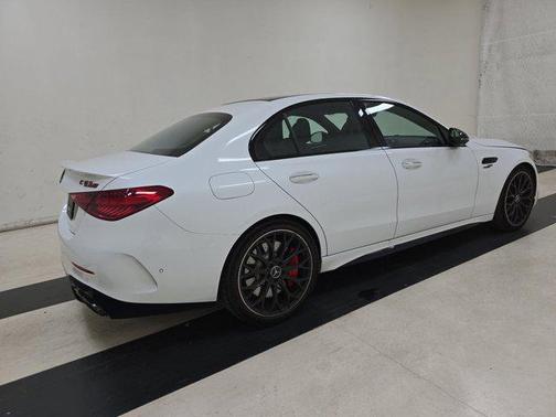 White 2025 Mercedes-Benz AMG C 63 AMG C 63 S E Performance