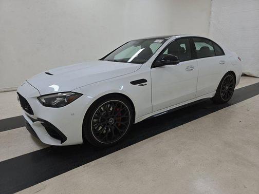 White 2025 Mercedes-Benz AMG C 63 AMG C 63 S E Performance