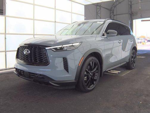 Harbor Gray 2025 INFINITI QX60 Luxe