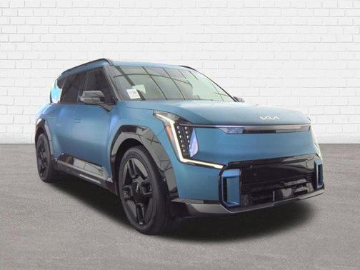 Ocean Blue Matte 2024 Kia EV9 GT-Line