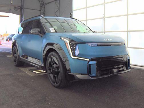 Ocean Blue Matte 2024 Kia EV9 GT-Line