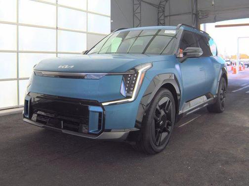 Ocean Blue Matte 2024 Kia EV9 GT-Line