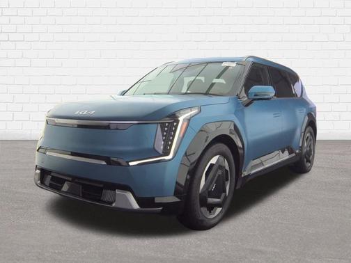 Ocean Blue Matte 2024 Kia EV9 Land