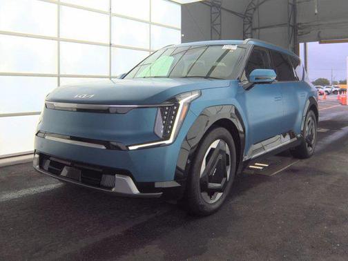 Ocean Blue Matte 2024 Kia EV9 Land