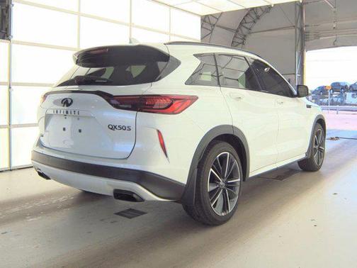 Radiant White 2024 INFINITI QX50 SPORT