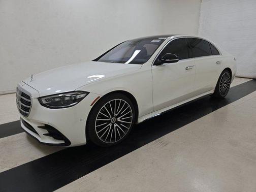 White 2021 Mercedes-Benz S-Class S 580 4MATIC