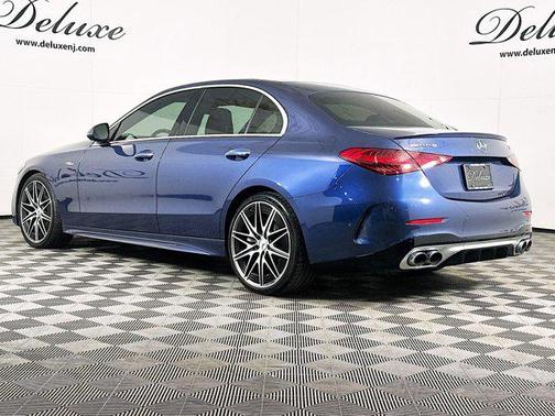 Twilight Blue Metallic 2024 Mercedes-Benz AMG C 43 4MATIC