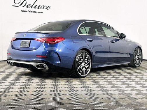 Twilight Blue Metallic 2024 Mercedes-Benz AMG C 43 4MATIC