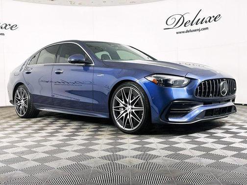 Twilight Blue Metallic 2024 Mercedes-Benz AMG C 43 4MATIC
