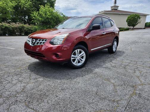 Red 2015 Nissan Rogue Select S