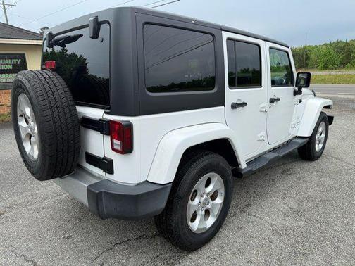 White 2014 Jeep Wrangler Unlimited Sahara