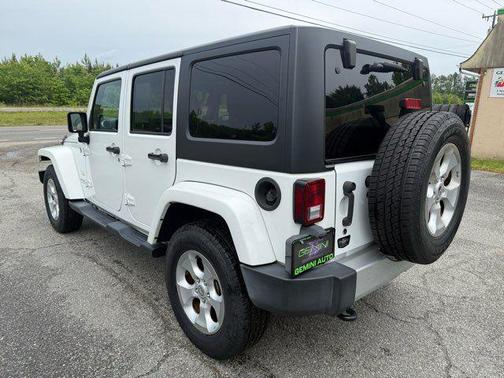 White 2014 Jeep Wrangler Unlimited Sahara