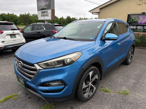 Blue 2016 Hyundai TUCSON Limited