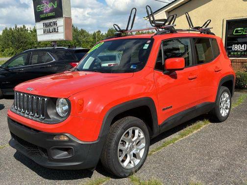 Orange 2018 Jeep Renegade Latitude