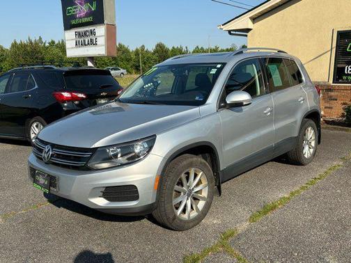 Silver 2017 Volkswagen Tiguan 2.0T Wolfsburg Edition