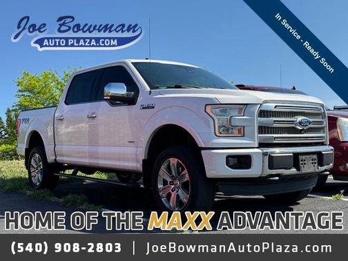 White Platinum Clearcoat Metallic 2016 Ford F-150 Platinum
